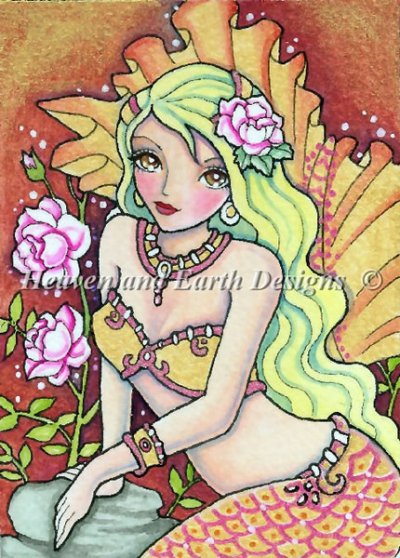 Diamond Painting Canvas - QS Golden Mermaid
